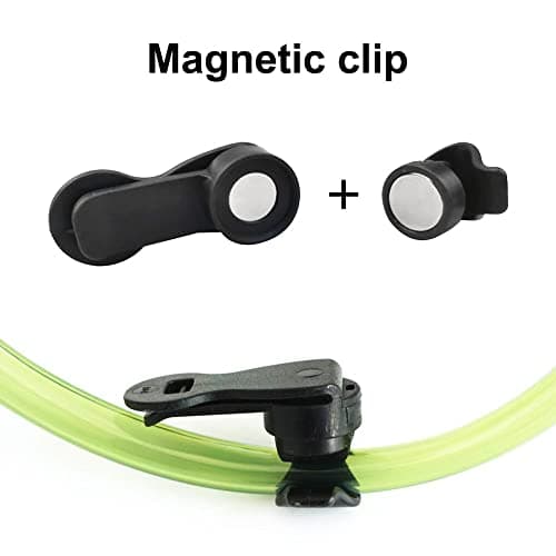 DONGKER 3Pcs Magnetic Water Tube Clip,Military Removable Backpack Clips for Bike Hydration Water Bladders Tactical Bag — view 2