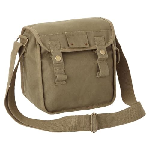 OUTBOUND Small Cotton Canvas Side Bag - Olive