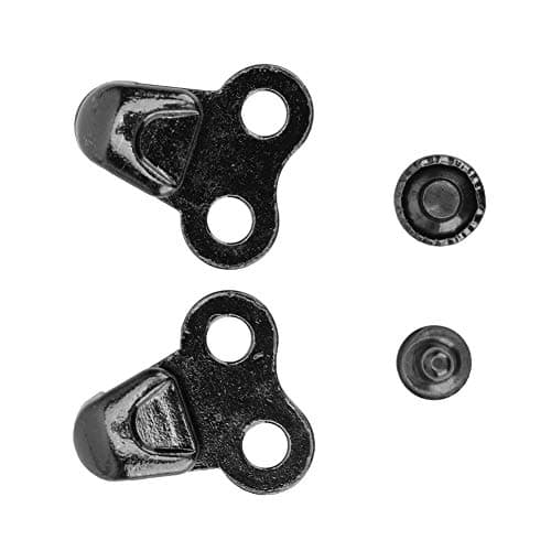 Shoelace Hooks for Boots, Durable Alloy Boot Hooks with Rivets for Quick Lacing Climb Hiking Shoes Work Outdoor Mountaineering Boots(#8)