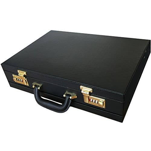 Freelogix Executive Faux Leather Briefcase Laptop Hand Luggage Pilot Case