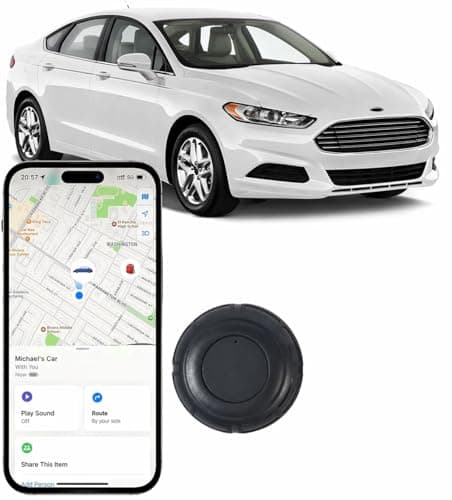 GPS Tracker for Cars – Car Tracker No Monthly Fee, Real Time GPS Tracker Vehicle Tracking Device, Mini Magnetic Hidden GPS Car Tracker UK, For Kids, Vans & Motorcycles, iOS & Android Compatible