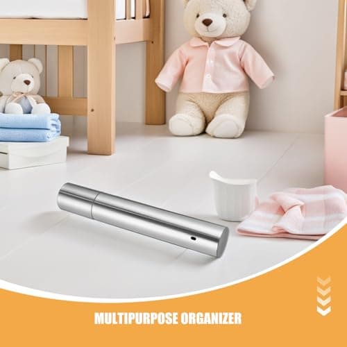 SHINEOFI 2pcs Metal Document Holder Tube for Birth Certificates and Documents, Stainless Steel Sturdy Organizer Cylinder Portable Design, Suitable for Home and Travel Storage — view 3