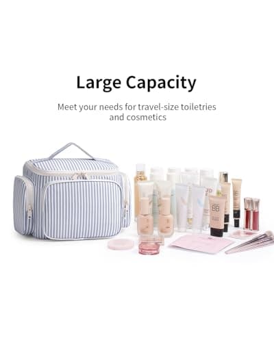 Narwey Large Travel Hanging Toiletry Bags for Women Wash Bag for Toiletries — view 6