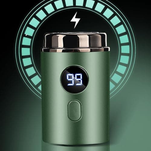 Travel Razor for Men Rechargeable, Waterproof, Portable with — view 3