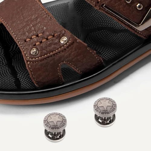 Sandals Screw Rivet Metal Buckle Fastener for Heel Strap Repair — view 4