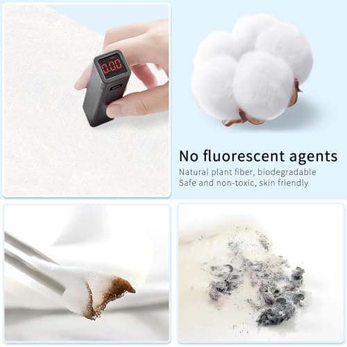 Classycoo Compressed Towel, 100 PCS Disposable Face Wipes, portable Tablets Cotton Tissue for Travel, Camping, Hiking, Sport, Beauty Salon, Home Hand Cleaning and Outdoor Activities, White — view 5