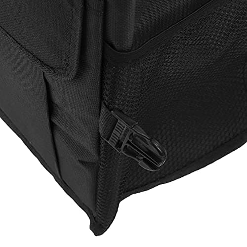 Car Storage Box Trunk Organizer Collapsible Multi Compartment Auto Storage Tool for Car Trunk Heavy Duty 600D Oxford Black 38x55x25cm — view 2
