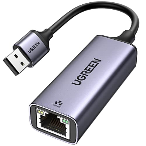 UGREEN USB to Ethernet Adapter, Plug and Play 1Gbps Aluminium Adapter