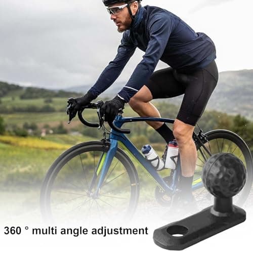 Generisch Ball Head Mount - Stabilised Ball Base Connector, Anti-Vibration Grip, Mount Support Bracket | Holder for Motorcycle, Cycling, Phone, Outdoor Riding, Touring, Commute, GPS, Trips, City — view 3