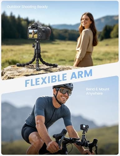 Lamicall Mini Phone Tripod Stand with Remote, for Smartphone Gopro Camera — view 4
