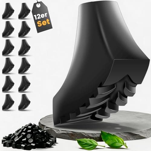 Nordic Walking Skates 12 Pieces, Universal Walking Stick Tip