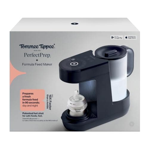 Tommee Tippee Perfect Prep Machine, Baby Bottle Formula Feed Maker with Antibacterial Water Filter, App Support, Day & Night Feed-Friendly Features, Slate — view 2