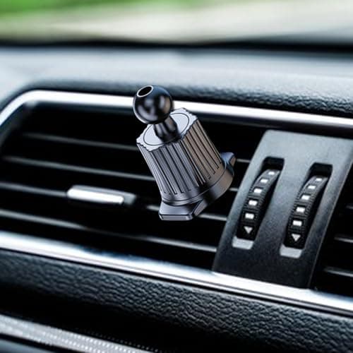 Car Vent Clip – Car Phone Mount Accessory, Double Hook Air Vent Clip, Rotating Adjustable Ball Joint | Reliable Vents Clips Design for Smartphone Stability Dashboard Console Travel Safety Streaming — view 2