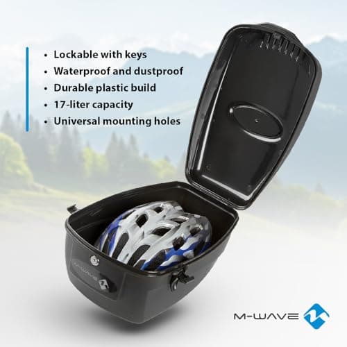 M-Wave Amsterdam Bicycle Top Case - Black, Large — view 3