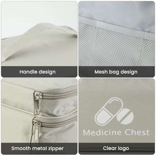 Dzmuero 2 Pieces First Aid Kit Bags, Empty Emergency Bags — view 5