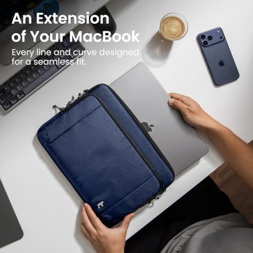 tomtoc Military-Grade Laptop Sleeve for 13'' New MacBook Air M5/A3449 2026 — view 2