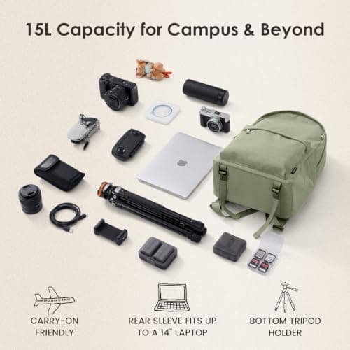 TARION Casual Camera Backpack 15L Small Urban Photography Bag Side Access — view 5