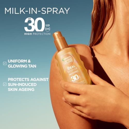 Garnier Ambre Solaire Fake Tan Ideal Bronze SPF 30 Milk-In Spray 150ml — view 4