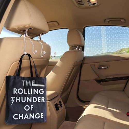 Alipis 4pcs Back Seat Hooks Interior Headrest Organizer for Car Storage — view 4