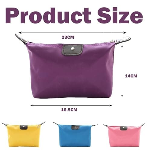 PRVCFZ 4Pcs Washbag, Kids Wash Bags, Multicolour, Foldable Travel Toiletry Bags, Ideal for Travel, Gym, Camping — view 2