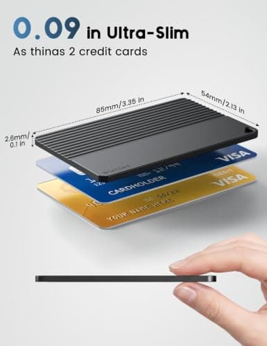 2026 Wallet Tracker Card (iOS and Android), 5 Years Battery Tracking Card — view 6