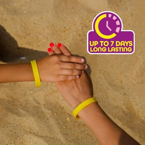 PestShield Maximum Strength Citronella Wrist Bands for Kids (2 Pack) — view 3