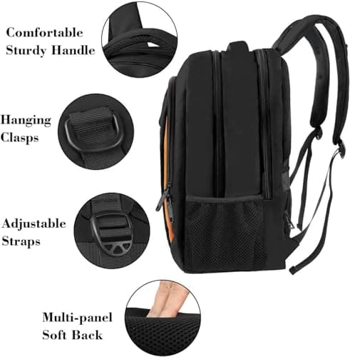 MATEIN Travel Laptop Backpack, Work Bag Lightweight Laptop Bag — view 2