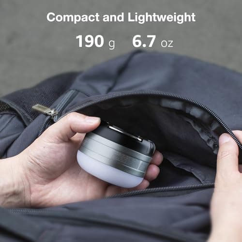 LE Rechargeable Camping Light, Magnetic Tent Light for Camping Hanging — view 5