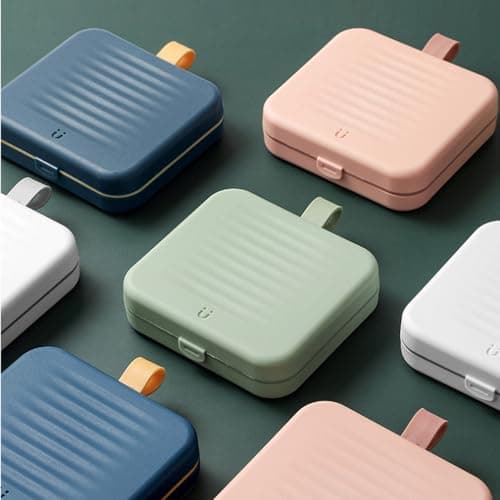 Small Sewing kit Travel Size, Mini Sewing Kits Storage-Box Gifts for Adults, Beginners DIY Easy Embroidery Thread Needle Accessories,Home and Hand Sewing Supplies, Basic Emergency Needle case (Blue) — view 3