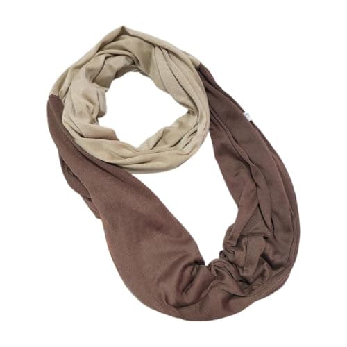 Infinity Scarf Winter Two Color Contrast Neck Warmer