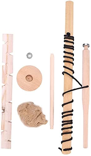 Namvo Bow Drill Kit Fire Starter Primitive Wood Survival Practice Friction Fire Tool Scout Outdoor Activity Kits Funny Primitive Survival Accessory for Teaching Outward Bound Training — view 3