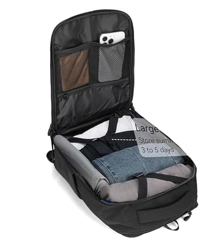 TECPEX Travel Backpack Fits Ryanair, Wizz Air, EasyJet & Vueling Cabin Bags Underseat Hand Luggage Carry On Bag Flight Bag Rucksack (Grey, 40 x 30 x 20cm) — view 6