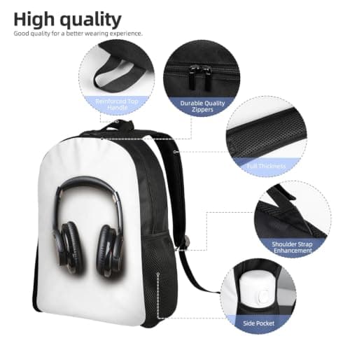 BVNMT Travel Laptop Backpack for Men Women,16 Inch Work Business Backpack — view 4