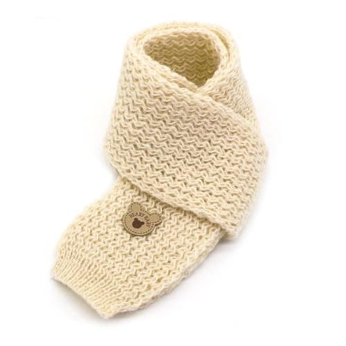 ALLY-MAGIC Kids Scarf, Kids Autumn Winter Knit Scarves Warm Solid Color Scarf Wrap Cross Collar Children Neck Warmer Neckerchiefs for Little Boys Girls Toddlers Y7XXWJ