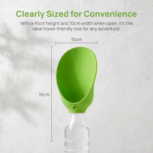 Dog Drinking Bottle Portable Silicone Drinking Cap For Bottles Dogs — view 2