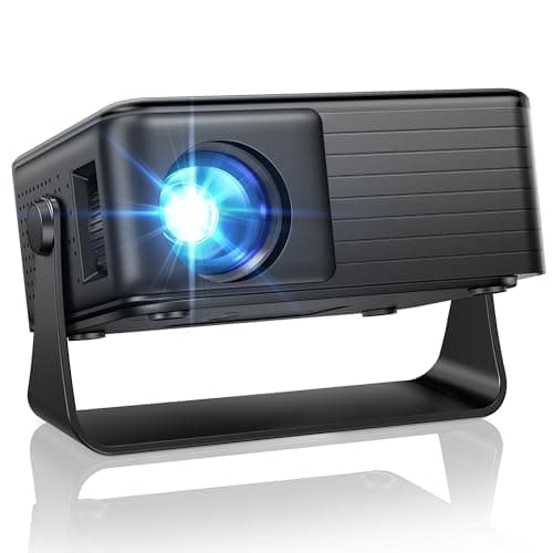 AKIYO O1 Mini Projector, Ultra-Portable 360° Rotating Auto Keystone 15000LM