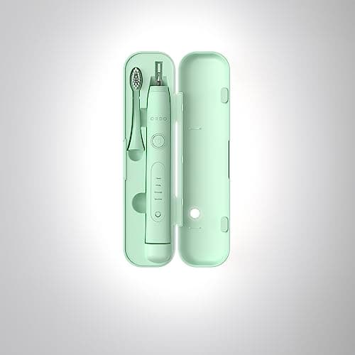 ORDO Sonic+ Toothbrush Travel Case, Portable USB Charging, Mint Green — view 2