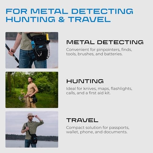 CKG Leg Bag Tactical Pouch for Metal Detecting, Drop Leg Bag, Waterproof Metal Detector — view 5