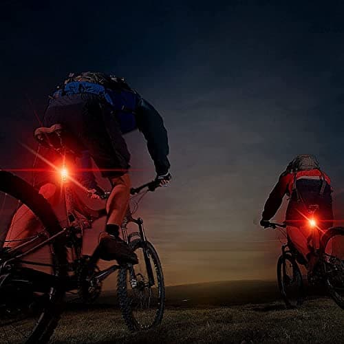Rhghfujhgy 8Pack USB Rechargeable Front and Rear Bicycle Light Bike Headlight for Road Bike Cycling — view 3