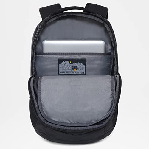 The North Face - Connector Unisex Backpack - Backpack with Laptop Sleeve & Padded Back Panel for School, Work or Travel - TNF Black — view 3