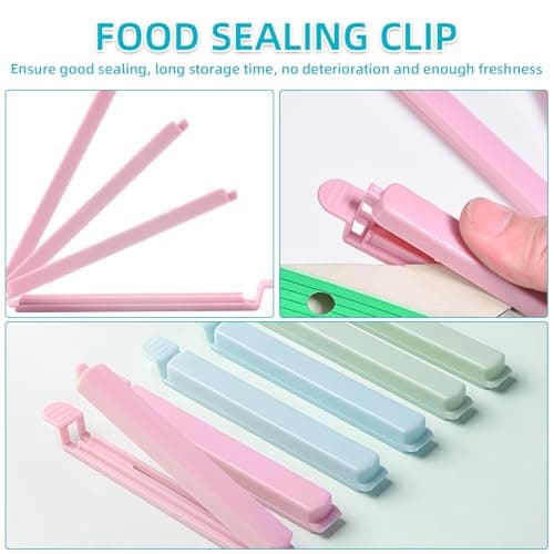 10 Pack Large Food Bag Clips, Clip Closure Bag,Sturdy Plastic Food Clips — view 6