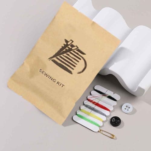 30Pcs Luxury Individually Wrapped Eco-Friendly Quick Repair Emergency Travel Sewing Kit; Disposable Hotel Sewing Kit with Needles Button Threads Safety Pin for Hotel Travel Use; Outdoor Sewing Repair — view 6