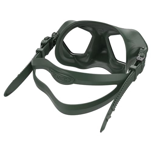 SEAC Wild – Low Volume Silicone Diving Mask | Antifog Dual-Lens Mask with 3D Buckle and Peripheral Vision for Freediving and Spearfishing — view 3