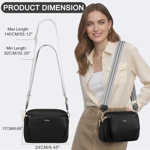 HILAEX Crossbody Bags for Women RFID Blocking & Anti-Theft Function — view 6