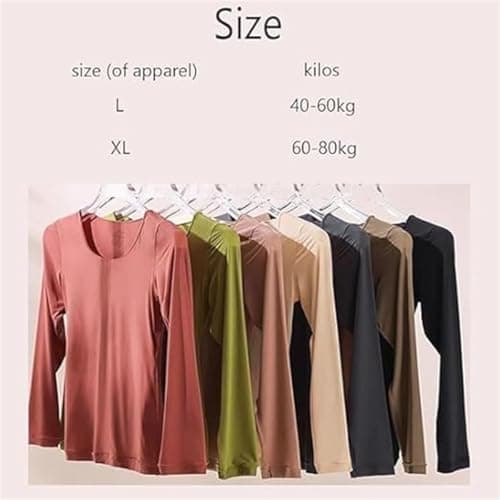 Ultra-thin Seamless Thermal Underwear for Women Winter Base Layer Set (L(40-60kg),Purple) — view 2