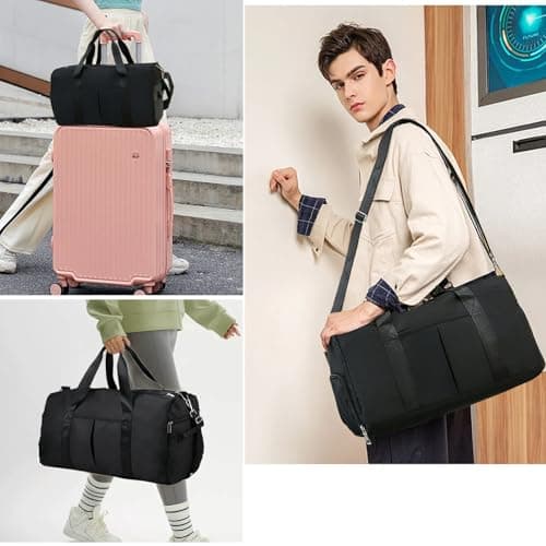 Sports Gym Bag, 30L Gym Sports Duffle Bag, Waterproof Travel Duffel Bag — view 6