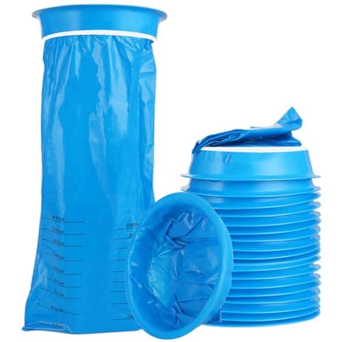 YAYODS 60 Pack Vomit Bags, 1000ml Sick Bags for Car Travel, High Density Emesis Bag for Car Motion Sickness Airsick, Morning Sickness, Disposable Nausea Bags Perfect for Pregnant, Kids, Drivers