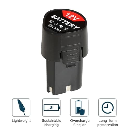 Napacoh Lithium Ion Rechargeable Battery, 12/21V 1500/3000mAh Cordless Power Tool Battery Packs, Electric Battery for Grass Strimmer Hedge Trimmer Chainsaw Car Washer (Battrey A) — view 3