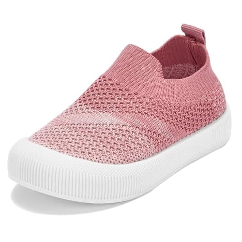 Baby Shoes Mesh Breathable Non-Slip First Walking Shoes for Girls Infant Prewalker Soft Sneakers(Pink, tag22/18-24 Months)