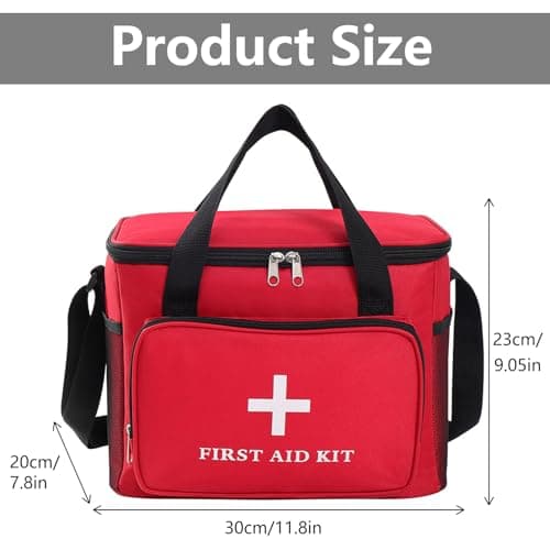 TTIAYAO First Aid Bag Empty Travel First Aid Kit with Shoulder Strap — view 2